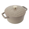 鋳物ホーロー鍋, ココット オーシャン 20 cm, ラウンド, リネン, 鋳鉄, small 1