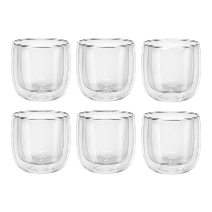 Sorrento, Dubbelwandige theeglazenset, 6-delig, large 1