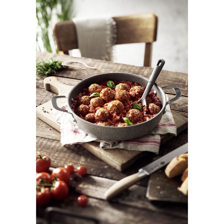 Nero, 12.25 inch, Silicone, Cooking Spoon, Black Matte, large 3