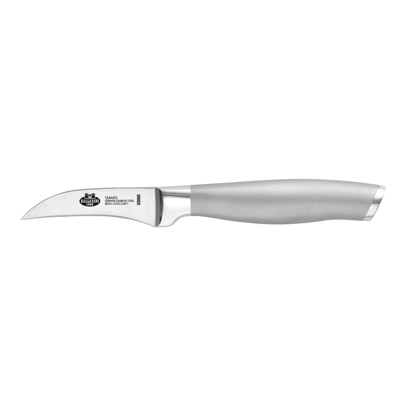 Couteau à éplucher 7 cm, Argent, Acier inoxydable,,large 1