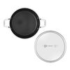 Elaro, 28 cm Ceramic Titanium Serving pan with glass lid, small 1