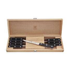 ZWILLING TWIN Gourmet, 8-pc, Steak Knife Set with Wood Presentation Case