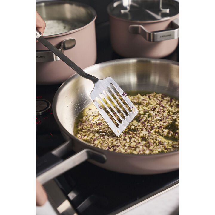 Pure, Frying pan, 9.5 inch, 18/10 Stainless Steel, Ceramic non-stick coating, large 2