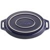 2-pc, oval, Baking Dish Set, dark blue,,large