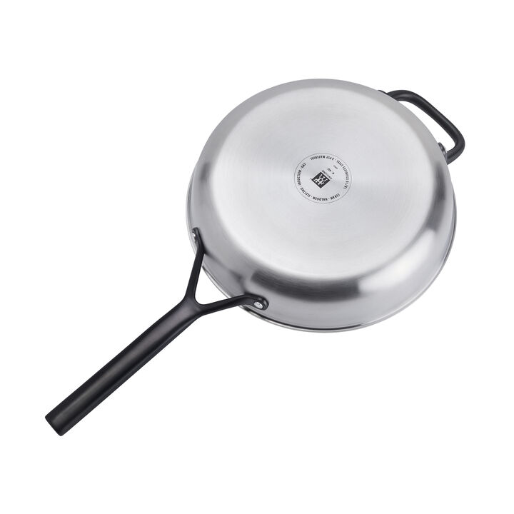 Milano Stainless Steel, 4 qt Saute Pan With Lid, Stainless Steel , large 4