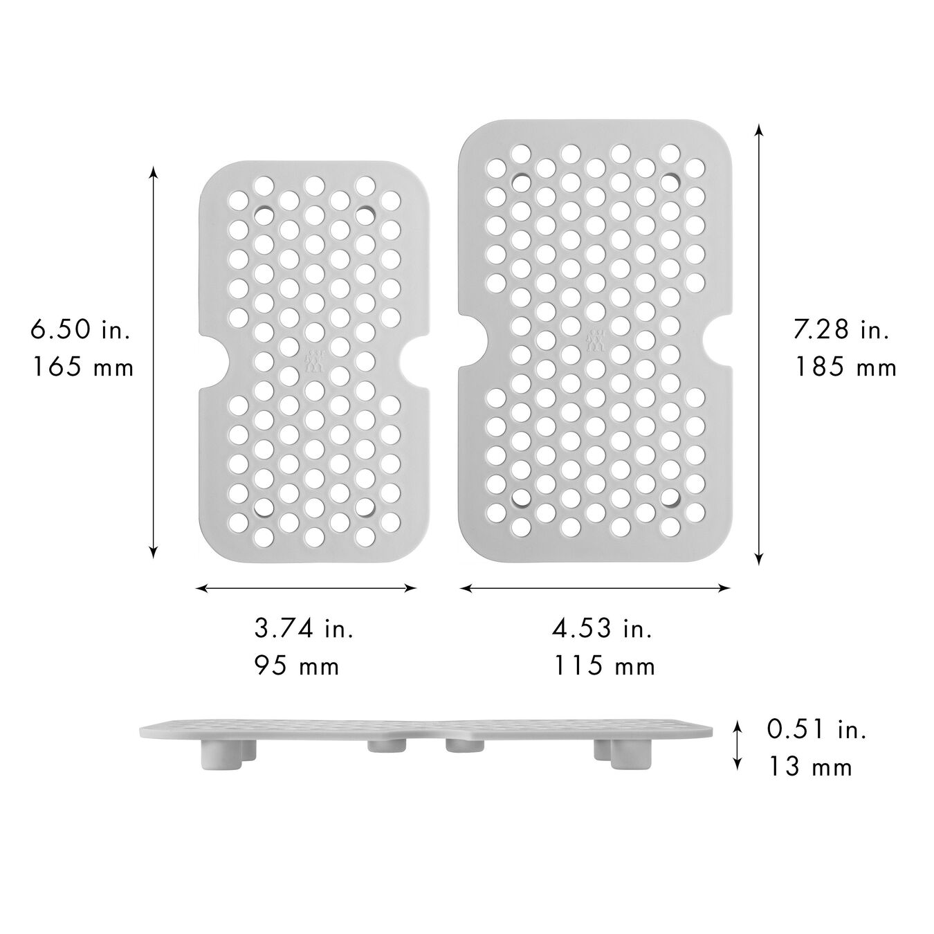 Conjunto de acessórios vácuo grelha para tempura para recipientes de plástico, M/L / 2-pçs,,large 10