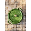 Cast Iron, 5.5 qt, Round, Cocotte, Pistachio, small 11