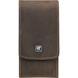 Kalfsleer Etui Met Drukknoop