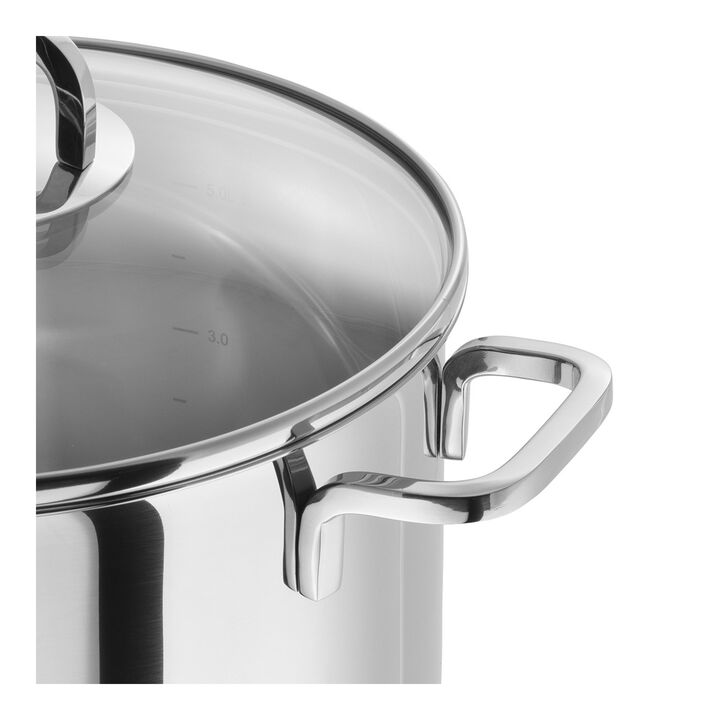 Quadro, 5-st, Gryt & kastrullset, Silver, large 4