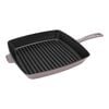 Cast Iron - Grill Pans, 12-inch, Cast Iron, Square, Grill Pan, Lilac, small 1