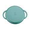 10-inch, Round Double Handle Pure Grill, turquoise,,large