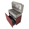 Flammkraft Model D, Natural gas grill, ruby, small 3