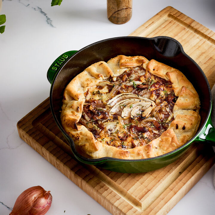 Cast Iron - Fry Pans/ Skillets, 8.5-inch, Traditional Deep Skillet, Basil, large 3