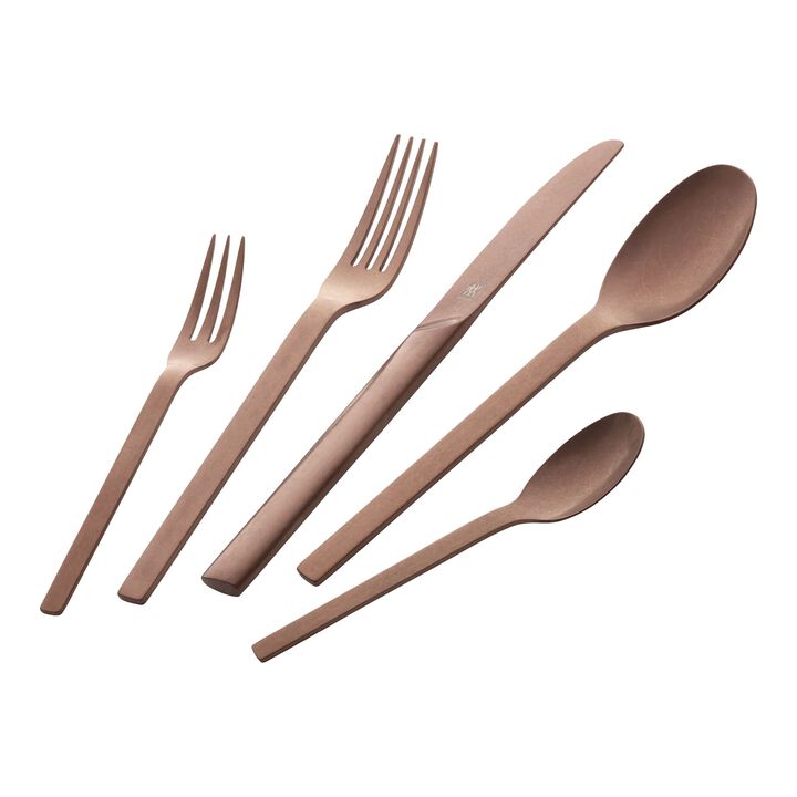 Minimale (matted), 68-pz., Set di posate da degustazione vintage, fucsia, large 1