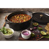 La Cocotte, Cocotte 41 cm, Ovale, Noir mat, Fonte, small 2