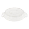 Ceramique,  ceramic Special shape bakeware, matte-white, small 2