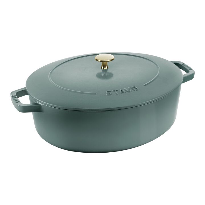 Cast Iron, 6.25 qt, French oven, eucalyptus, large 1