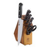 Gourmet, 6-pc, Knife block set, acacia, small 3
