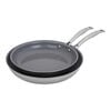 Clad H3, 2-pc, Stainless Steel, Non-stick, Ceramic Frying Pan Set, small 1