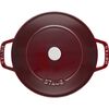 Braisers, 24 cm round Cast iron Saute pan Chistera grenadine-red, small 5