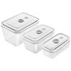 Fresh & Save, S/M/L / 3-pc, Vacuum Container Set, Grey, small 1