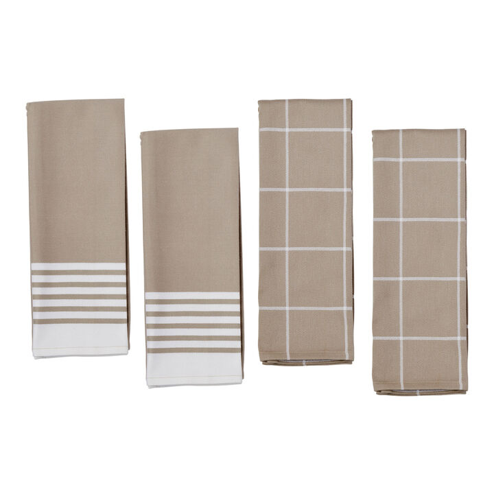 Kitchen Accessories, Kitchen Towels Set, Taupe, large 1