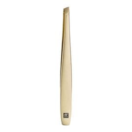 ZWILLING PREMIUM, 3.5-inch Gold Edition Tweezers, slanted 