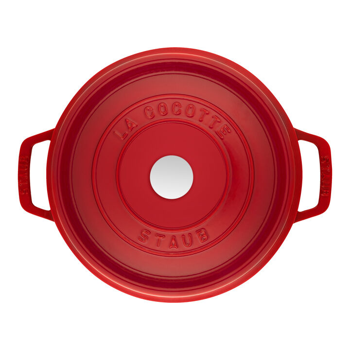 Cast Iron, 5 qt, Round, Dutch Oven Deep, Cherry - Factory Second, large 4