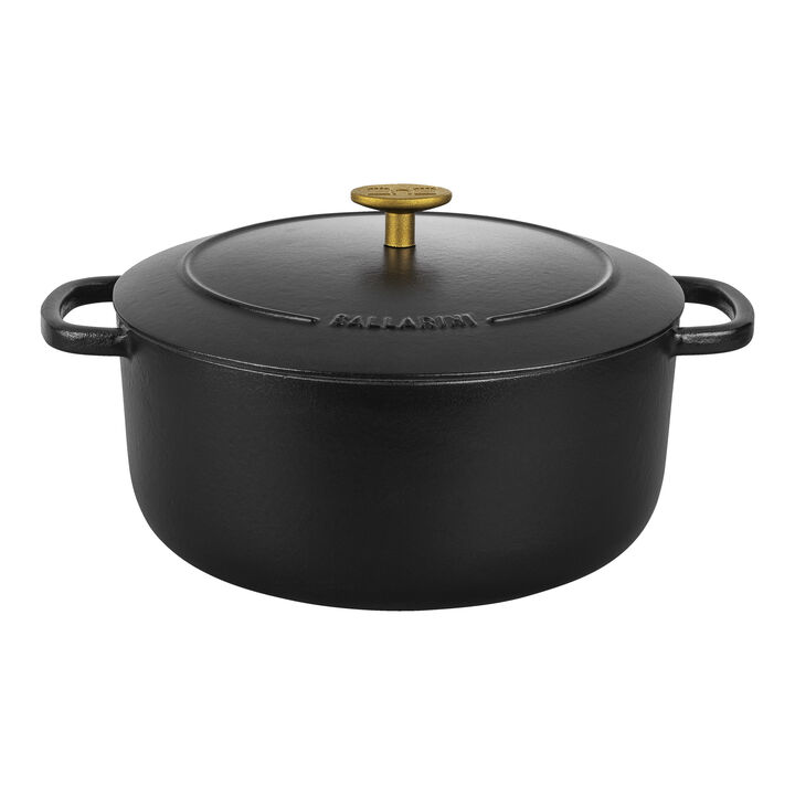 Bellamonte, Cocotte 26 cm / 5,5 l, Rond, Zwart, large 2