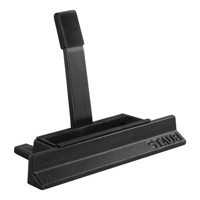 Staub Cast Iron Lid Holder | Color: Black Matte
