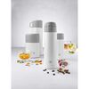 Thermo, Thermos reisbeker, 450 ml, Wit-Grijs, small 6