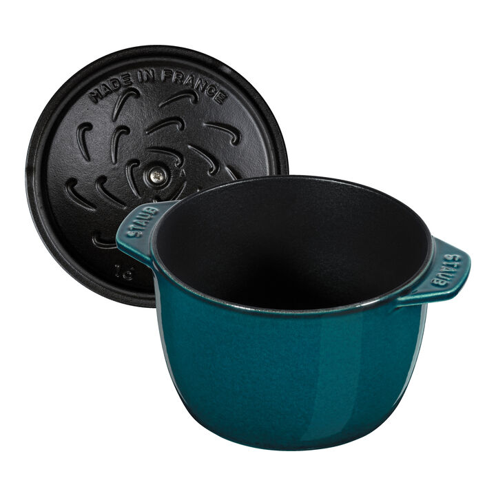 鋳物ホーロー鍋, ラ・ココット de GOHAN 16 cm, ラウンド, ラ・メール, 鋳鉄, large 3