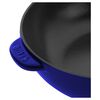 Cast Iron - Fry Pans/ Skillets, 10-inch, Daily Pan With Glass Lid, Dark Blue, small 4