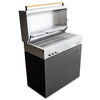 Flammkraft Model D, Propane gas grill, deep umbra, small 2