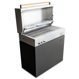 Propane gas grill, deep umbra