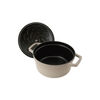 鋳物ホーロー鍋, ココット オーシャン 20 cm, ラウンド, リネン, 鋳鉄, small 3