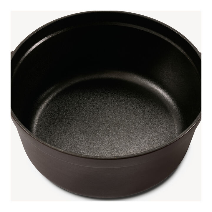 La Cocotte, 3.7 l cast iron round Cocotte, chocolate - Visual Imperfections, large 4