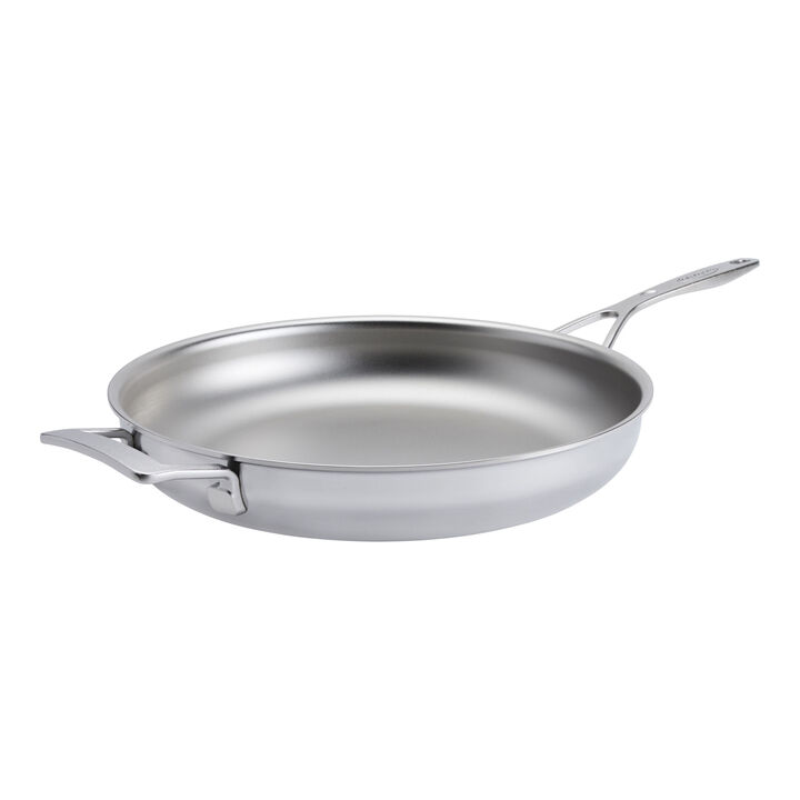 Industry 5 Nanotouch, 12.5-inch, 18/10 Stainless Steel, Frying Pan, large 1
