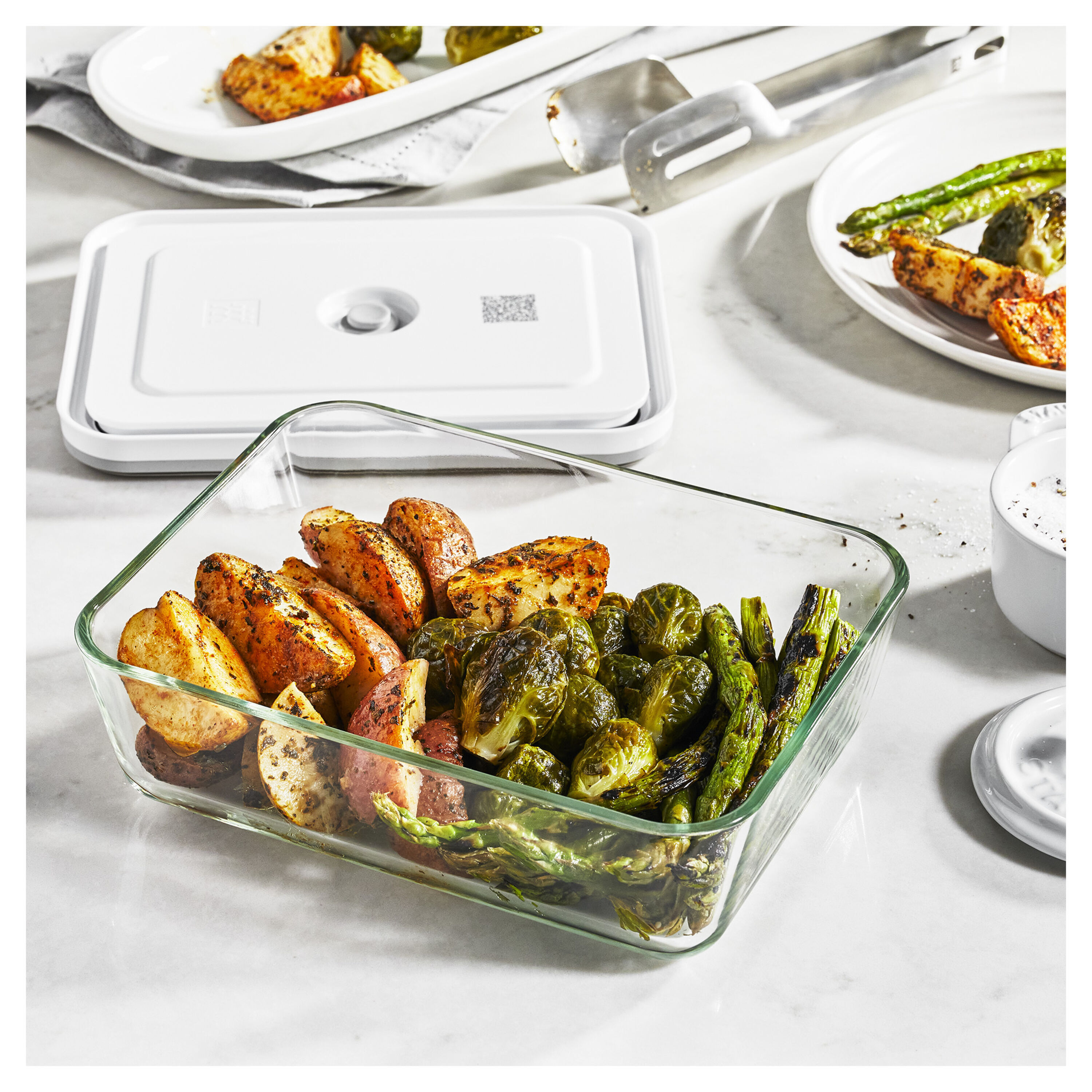 ZWILLING Fresh &amp; Save Vacuüm vershouddoos, Glas, Grijs - Fresh &amp; Save - ZWILLING