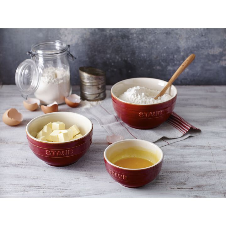 Ceramique, Schüssel 14 cm, rund, Antik-Kupfer, Keramik, large 3