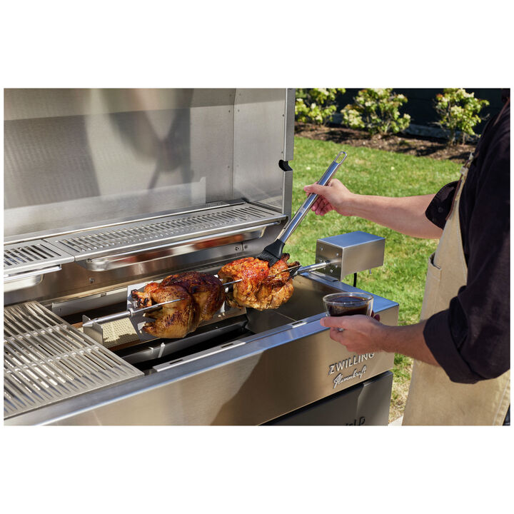 BBQ, Basting Brush, 13.75 inch, stainless steel, large 2