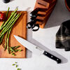 Gourmet, 6-pc, Knife block set, acacia, small 6
