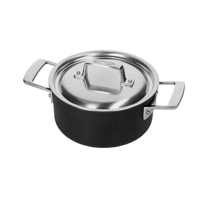 Black 5, Pots and pans set 3-pcs, 18/10 Stainless Steel, large 4