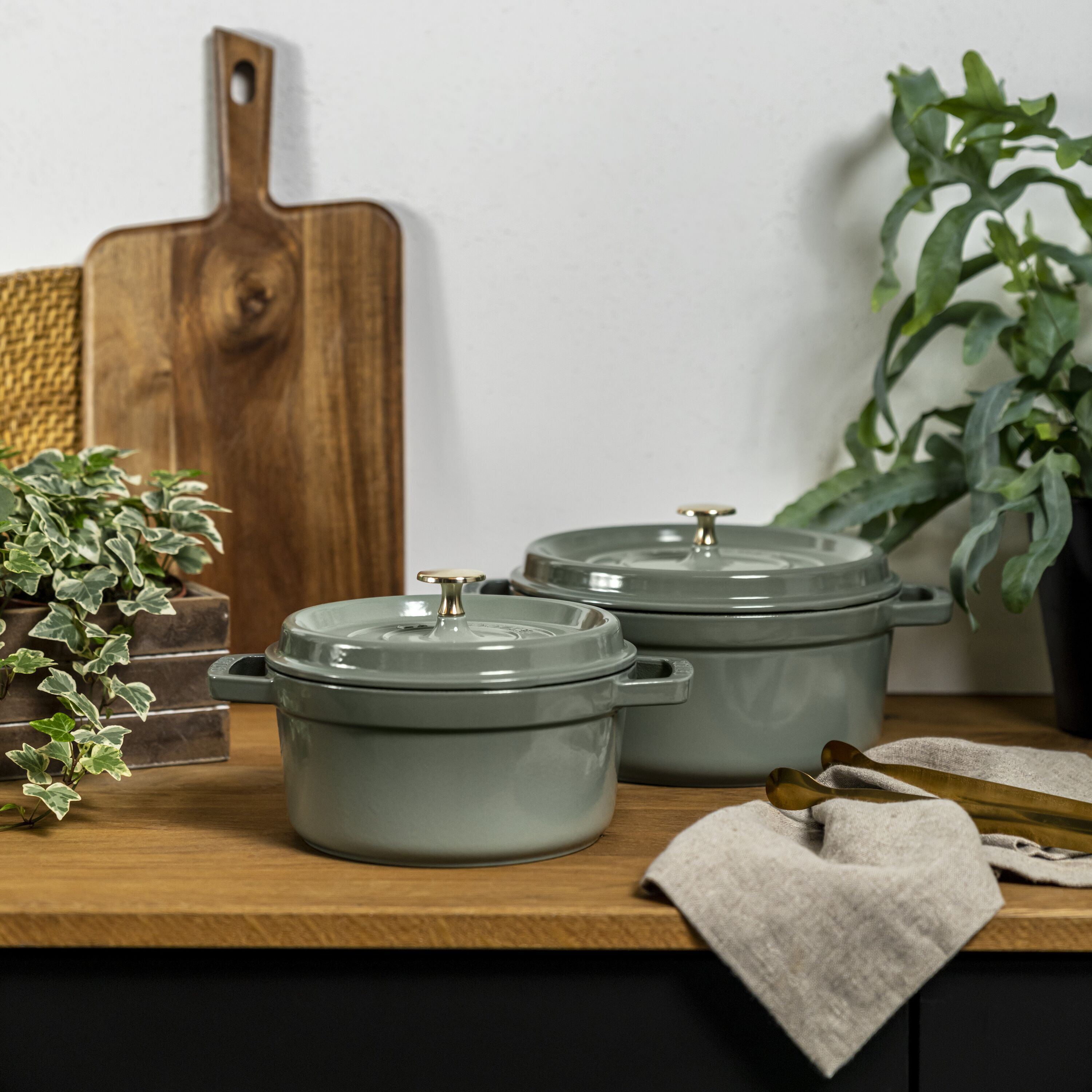 Thumbnail - Staub La Cocotte Cocotte 24 cm, rund, Eukalyptus, Gusseisen