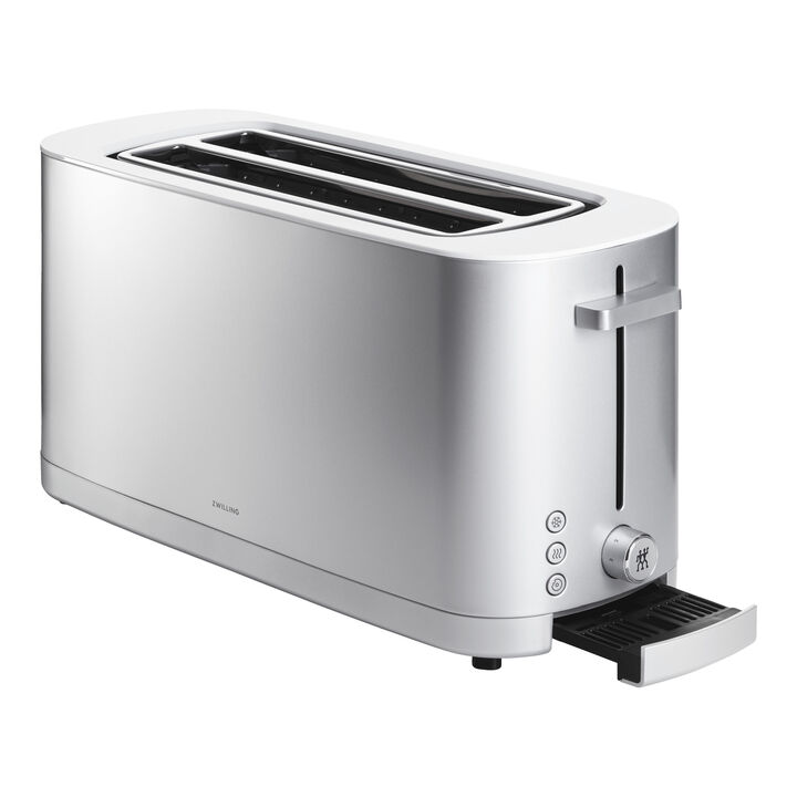 Enfinigy, 2 Long Slots Toaster, Silver, large 4