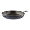 30 cm / 12 inch cast iron Frying pan, dark-blue,,large