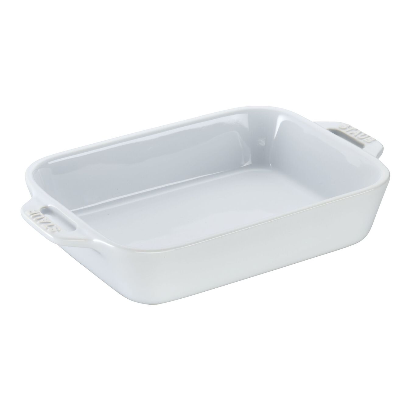 Staub Ceramics 7.5inch x 6inch Rectangular Baking Dish White