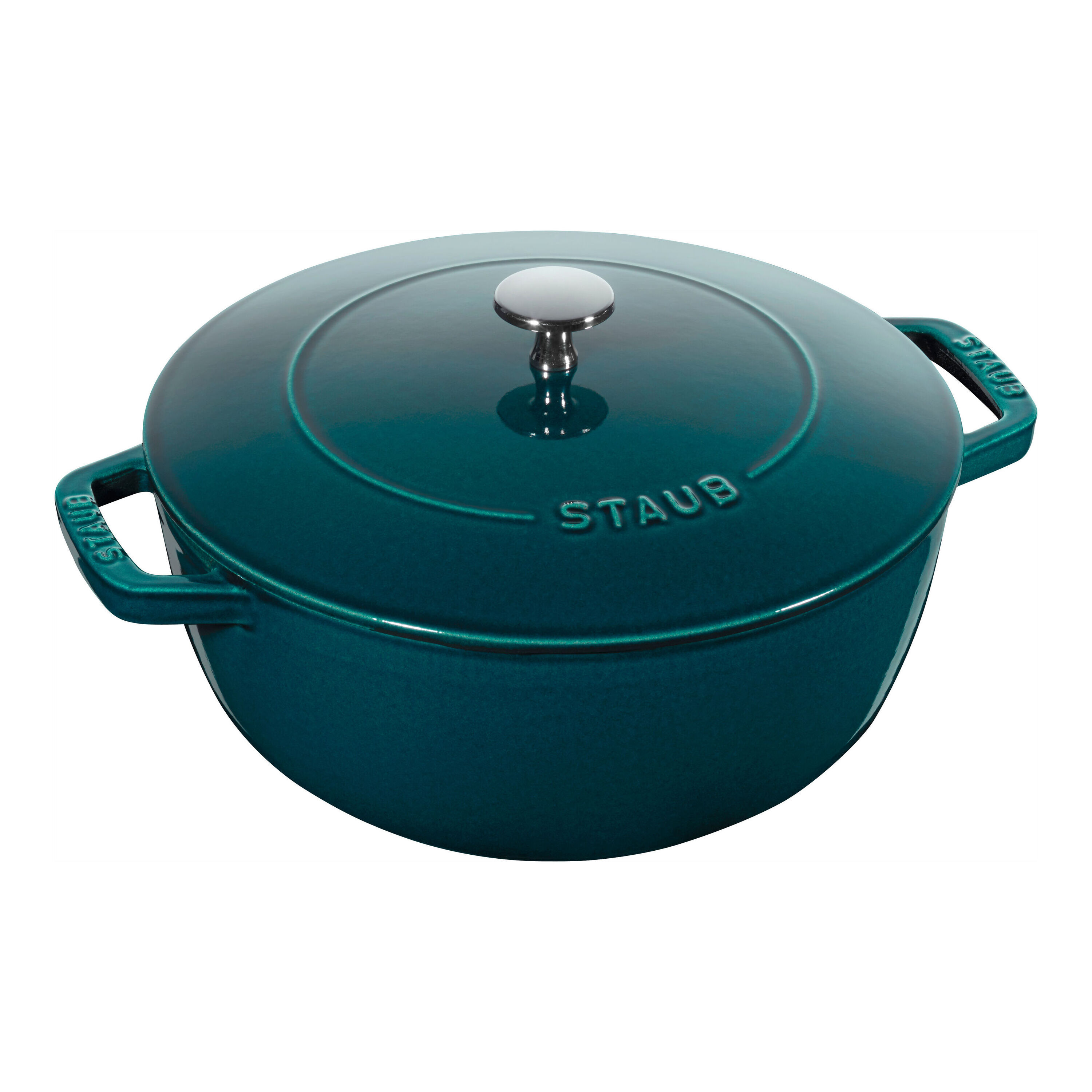 Staub La Cocotte 4.8 l cast iron round French oven, la-mer - Visual Imperfections