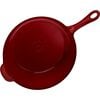 Pans, 26 cm / 10 inch cast iron Frying pan, grenadine-red, small 4