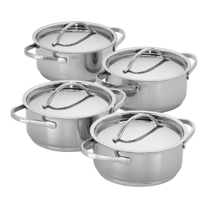 Resto, 4-pc Mini Dutch Oven Set , 18/10 Stainless Steel , large 1